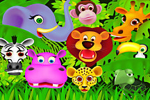 obraz zvieratka z dzungle jungle animals